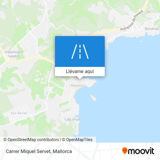 Mapa Carrer Miquel Servet