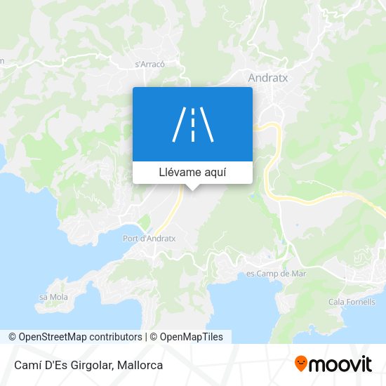 Mapa Camí D'Es Girgolar