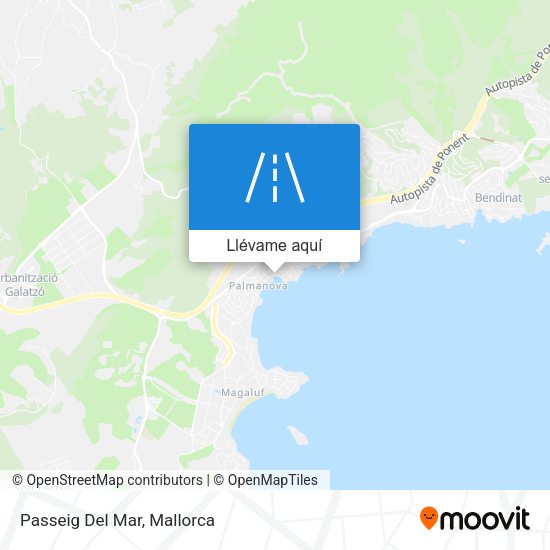 Mapa Passeig Del Mar