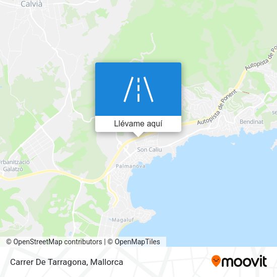 Mapa Carrer De Tarragona