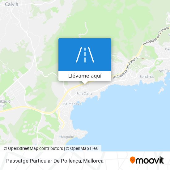 Mapa Passatge Particular De Pollença