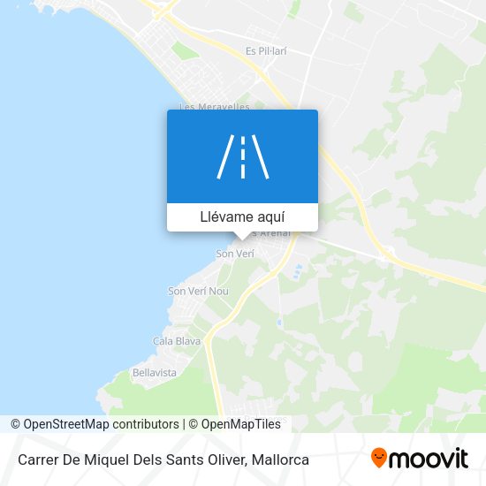 Mapa Carrer De Miquel Dels Sants Oliver