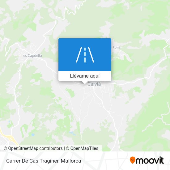 Mapa Carrer De Cas Traginer