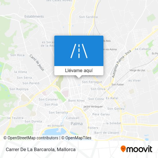 Mapa Carrer De La Barcarola
