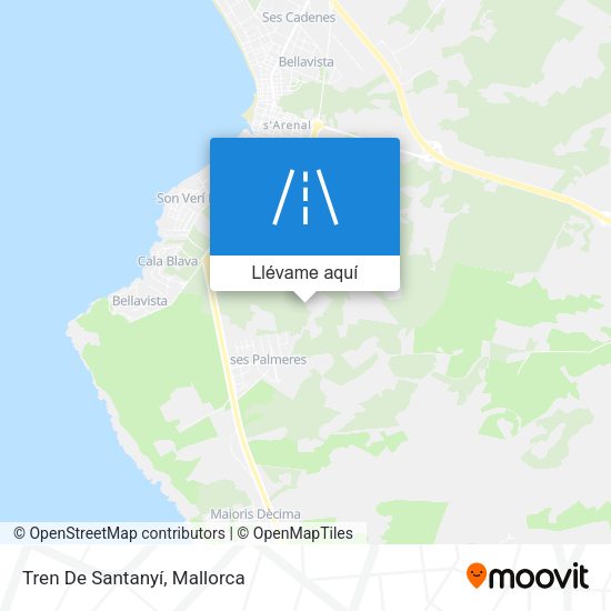 Mapa Tren De Santanyí