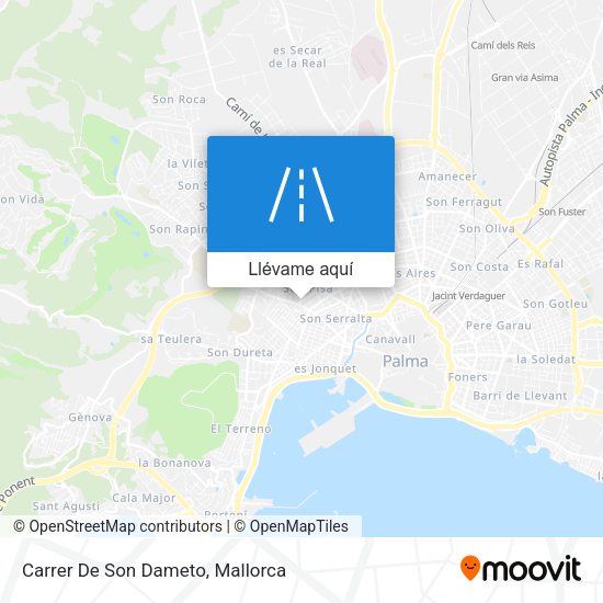 Mapa Carrer De Son Dameto