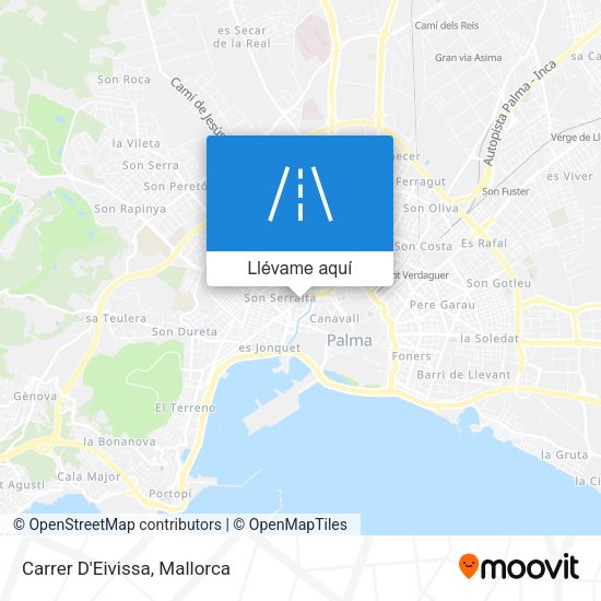 Mapa Carrer D'Eivissa