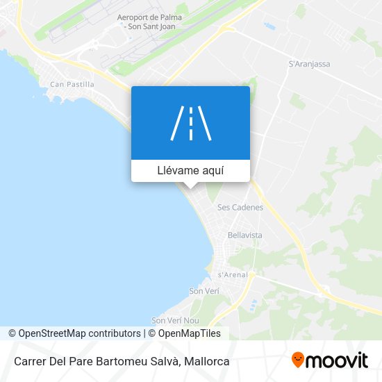 Mapa Carrer Del Pare Bartomeu Salvà