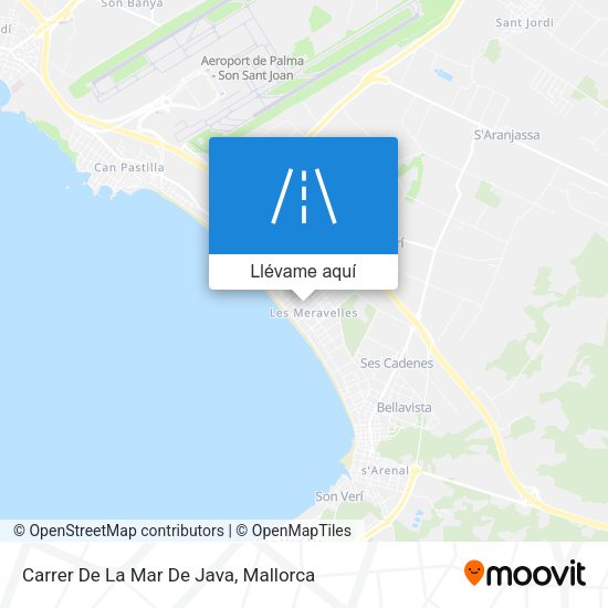 Mapa Carrer De La Mar De Java