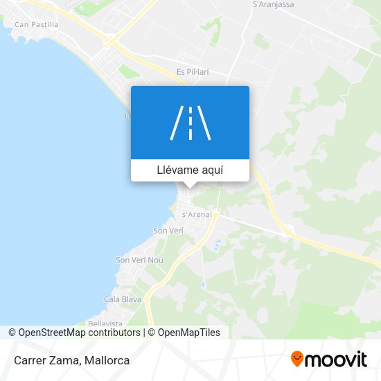 Mapa Carrer Zama