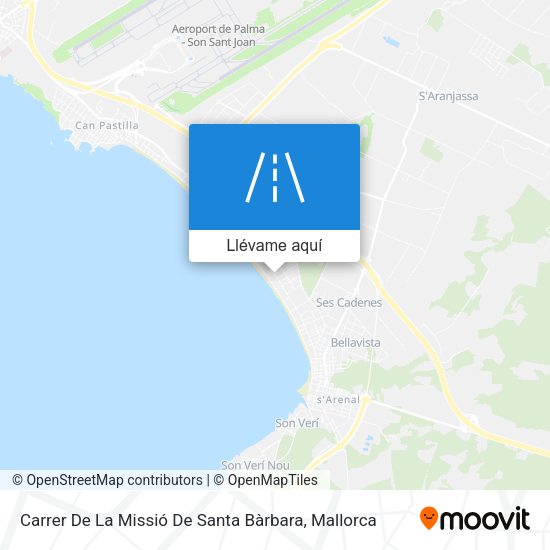 Mapa Carrer De La Missió De Santa Bàrbara