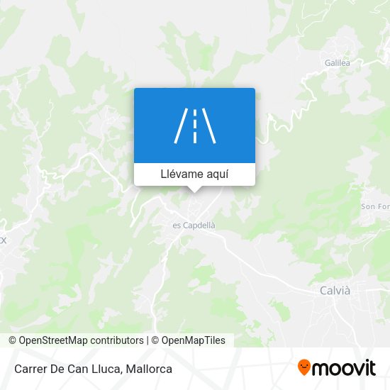 Mapa Carrer De Can Lluca