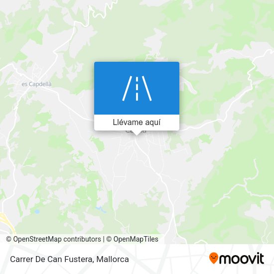 Mapa Carrer De Can Fustera