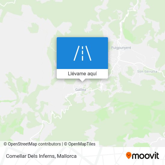 Mapa Comellar Dels Inferns