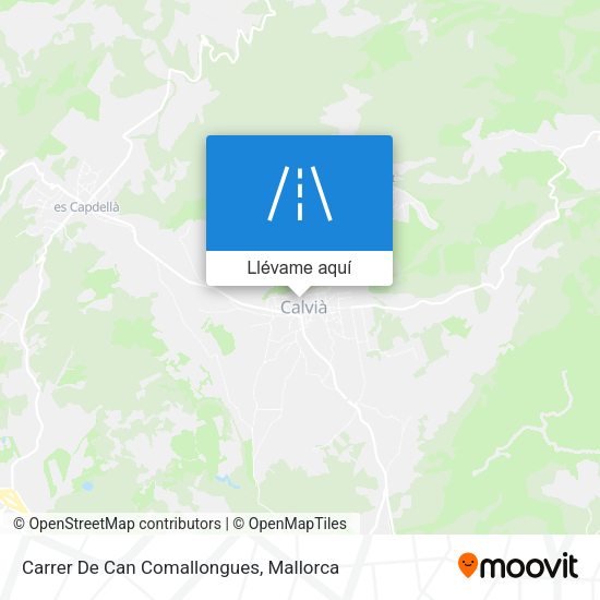 Mapa Carrer De Can Comallongues