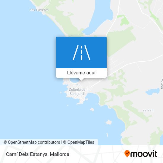 Mapa Camí Dels Estanys