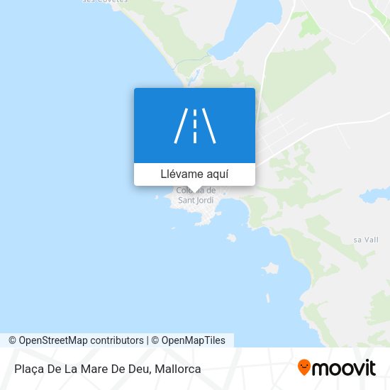 Mapa Plaça De La Mare De Deu