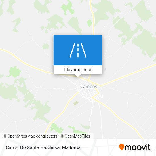 Mapa Carrer De Santa Basilissa