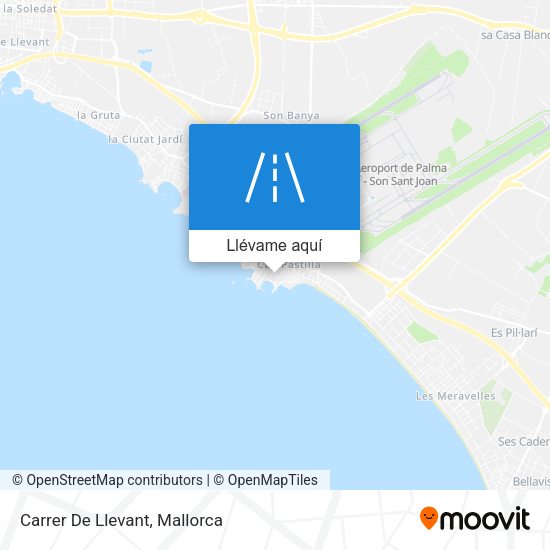 Mapa Carrer De Llevant