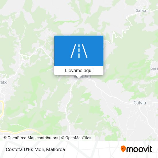 Mapa Costeta D'Es Molí