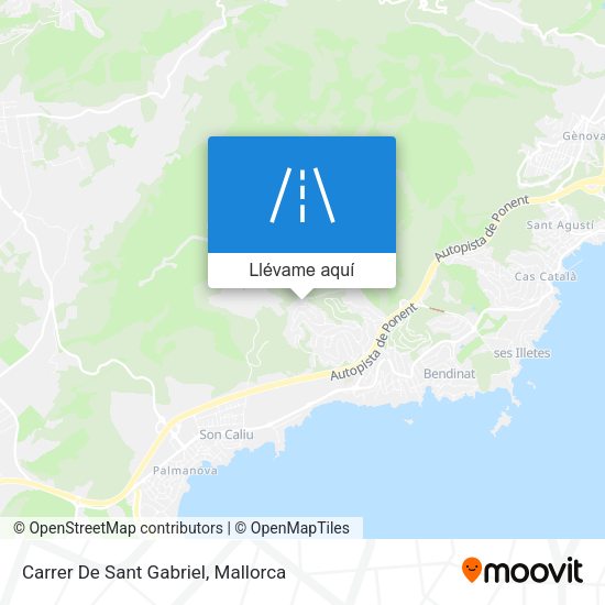 Mapa Carrer De Sant Gabriel