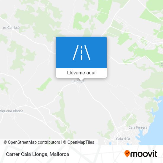 Mapa Carrer Cala Llonga