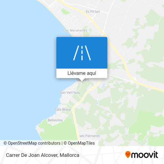 Mapa Carrer De Joan Alcover