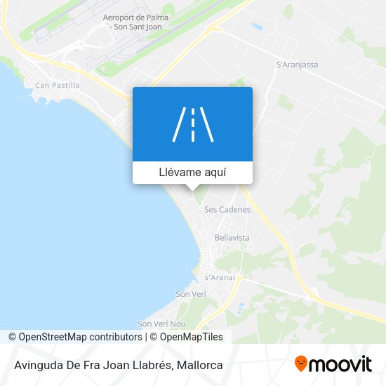Mapa Avinguda De Fra Joan Llabrés