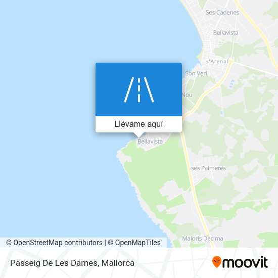 Mapa Passeig De Les Dames