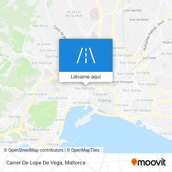 Mapa Carrer De Lope De Vega