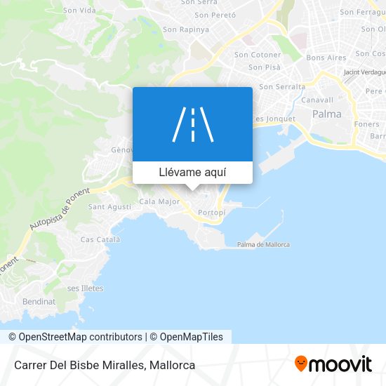 Mapa Carrer Del Bisbe Miralles