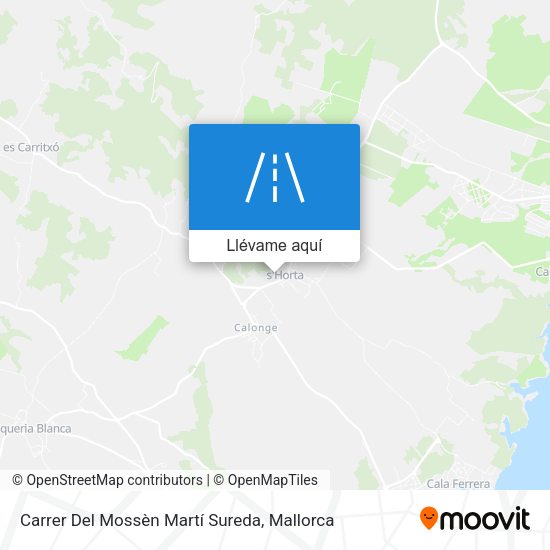 Mapa Carrer Del Mossèn Martí Sureda