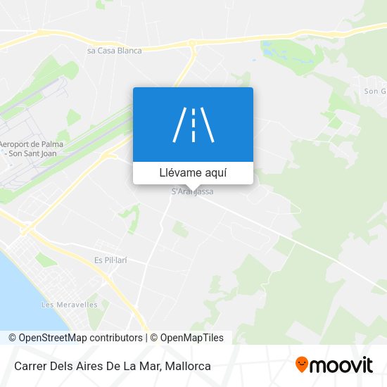 Mapa Carrer Dels Aires De La Mar