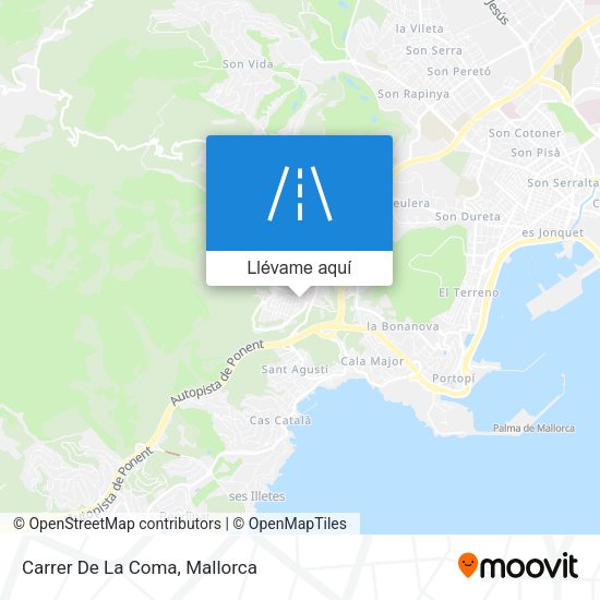 Mapa Carrer De La Coma