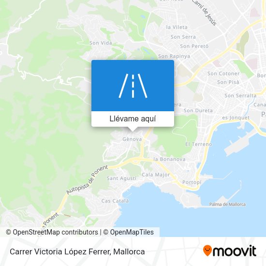 Mapa Carrer Victoria López Ferrer
