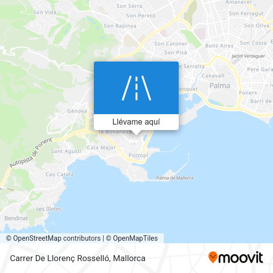 Mapa Carrer De Llorenç Rosselló