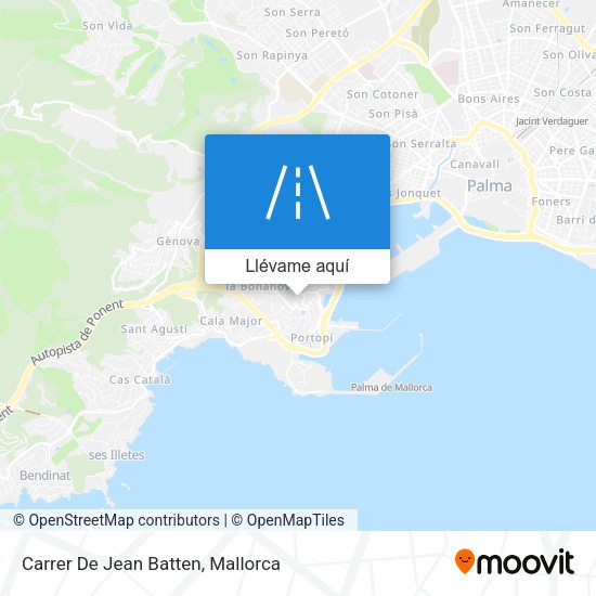 Mapa Carrer De Jean Batten