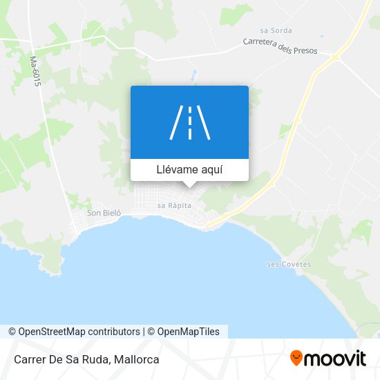 Mapa Carrer De Sa Ruda