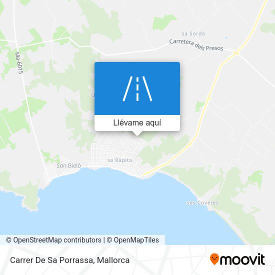 Mapa Carrer De Sa Porrassa