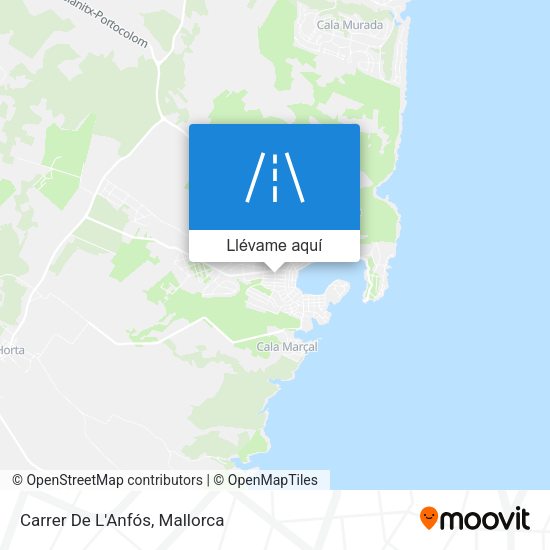 Mapa Carrer De L'Anfós