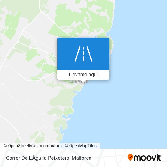 Mapa Carrer De L'Àguila Peixetera