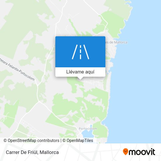 Mapa Carrer De Friül