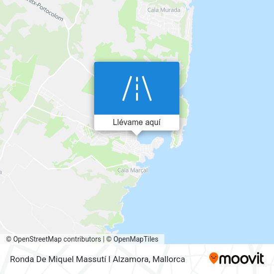 Mapa Ronda De Miquel Massutí I Alzamora