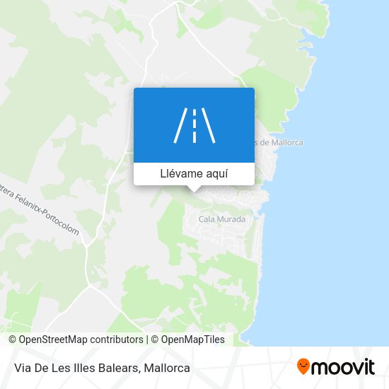 Mapa Via De Les Illes Balears