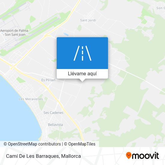Mapa Camí De Les Barraques
