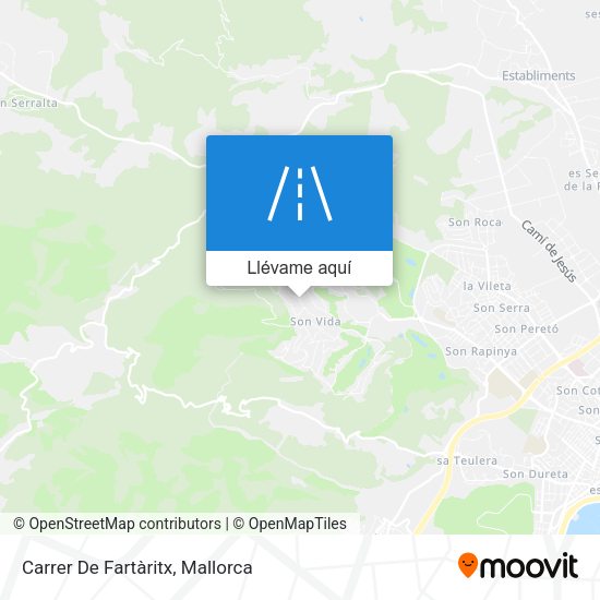 Mapa Carrer De Fartàritx