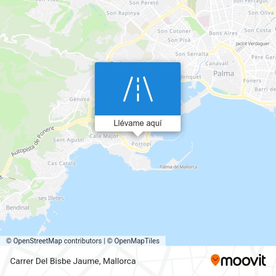 Mapa Carrer Del Bisbe Jaume