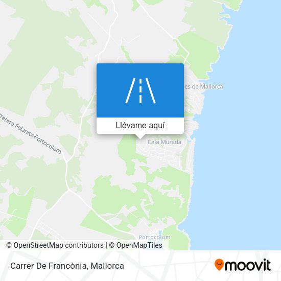 Mapa Carrer De Francònia