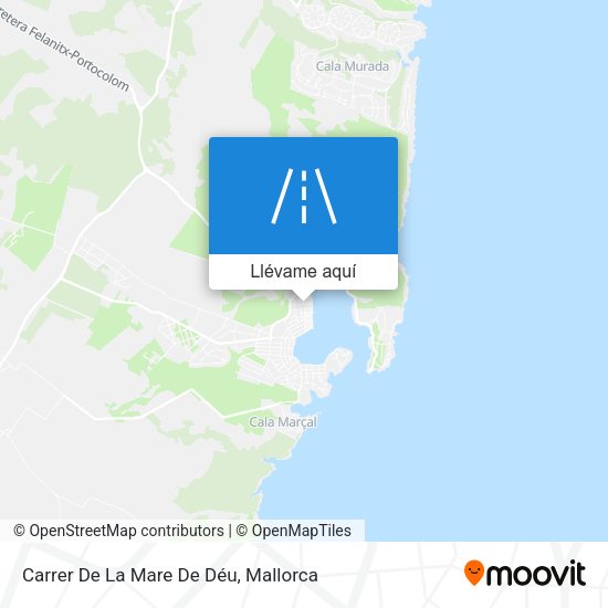 Mapa Carrer De La Mare De Déu