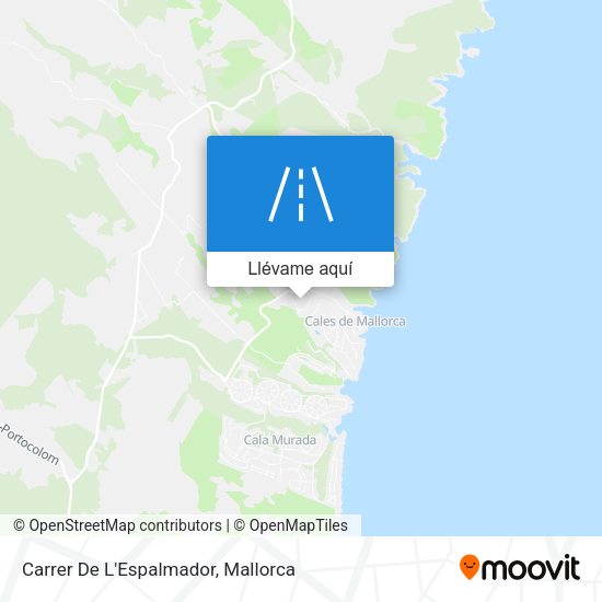 Mapa Carrer De L'Espalmador